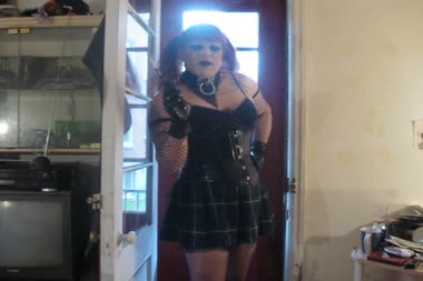 Goth Ts Dominatrix Masturbation  Cum Eating Instruction - Vanessa is a goth ts domme, instructing you to masturbate, dominating you, and telling you to eat your own cum.